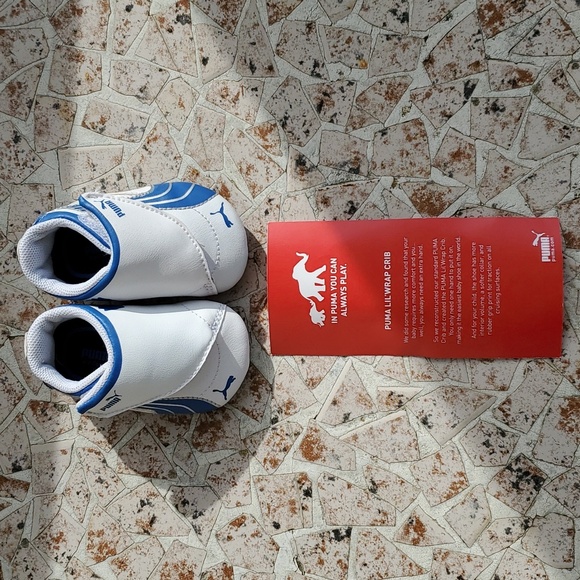 PUMA Lil'wrap Crib Baby Booties, Faux Leather - Picture 3 of 11